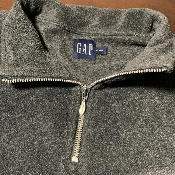 Grey GAP Quarter Zip Sweater - Picture 4 of 4
